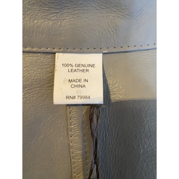 Chico’s Geniune Leather Glam Cat Lacaya  Reversible  Cheetah Jacket Sz 3 XL NWT - Picture 4 of 8